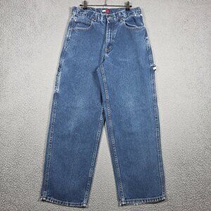Vintage Tommy Hilfiger Jeans Mens Size 31x30 Medium Stone Wash Carpenter Baggy